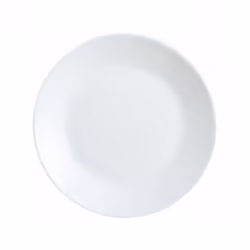 Dessert Plate Luminarc Zelie White Glass 18cm Salad Side Dish Crockery Set of 4
