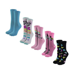 Disney - Ladies 5 Pairs Minnie Mouse Socks | Cute Novelty Disney Mickey Mouse Socks
