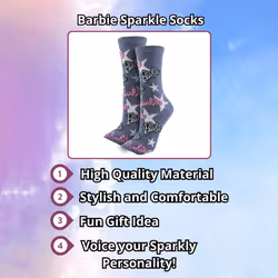 Barbie - Ladies Cute & Funny Novelty Barbie Socks â Perfect Gifts for Barbie Fans