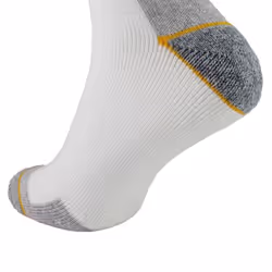 Caterpillar - 12 Pack Unisex Heavy Duty Work Socks for Steel Toe Boots - 6-11 UK, White