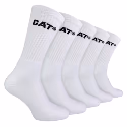 Caterpillar - 10 Pairs Unisex Performance Work Durable Cotton Socks - 6-9 UK, White