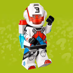 LEGO Series 27 Jetpack Racer #3 Minifigure 71048 - Without Box