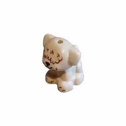 LEGO Animal Tan Friends Pali the Puppy with Brown Hair Over Eyes Print Minifigure