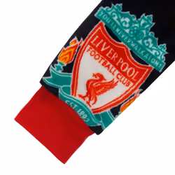 Liverpool FC Boys Pyjama All-In-One Loungewear Kids OFFICIAL Football Gift - Black, 12-13 Years