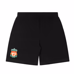 Liverpool FC Boys Pyjamas Short Kids OFFICIAL Football Gift - Black Text, 4-5 Years