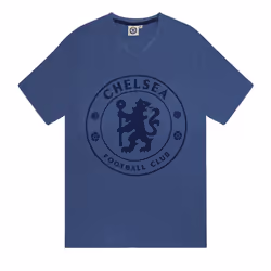 Chelsea FC Mens Pyjamas Short Loungewear OFFICIAL Football Gift - Blue Marl, Medium