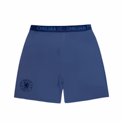 Chelsea FC Mens Pyjamas Short Loungewear OFFICIAL Football Gift - Blue Marl, XL