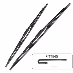 Fits Vauxhall Viva 2015-2018 Alca Special Windscreen Wiper Blades Set Front 24"14" Rear 9''K AS2414H9K