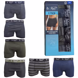 Original Penguin Mens Boxer Trunks 6X Pack - L