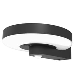 4lite Arundel Solar IP44 Die-Cast Aluminium LED Outdoor Wall Light wit