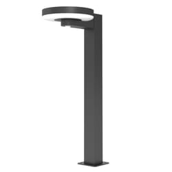 4lite Arundel Solar IP44 Die-Cast Aluminium LED Garden Bollard Light w