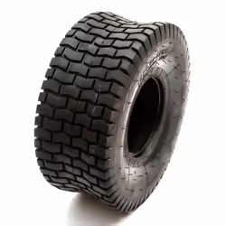 Tyre 15x6.00-6 Ride On Lawn Mower Grass Safe Chevron Turf Tread 4PLY