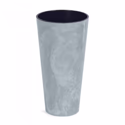 Planter Plant Pot Flowerpot Cylinder Outdoor Garden Balcony Indoor Beton Tall - Concrete, 47.6cm