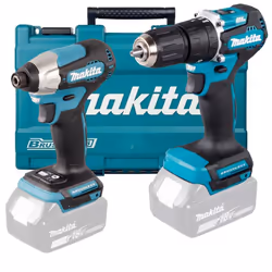 Makita 18v DLX2414 Brushless Kit DHP487 Hammer Drill DTD157 Impact Driver + Case