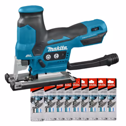 Makita DJV185Z 18v LXT Brushless Top Handle Jigsaw Bare +25 Super Express Blades