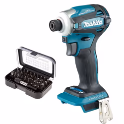 Makita DTD172Z 18v LXT Lithium Brushless Cordless Impact Driver + 30pc Bit Set