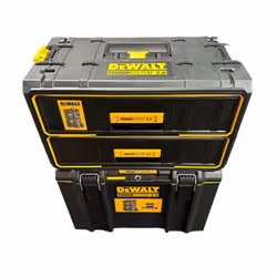 Dewalt Toughsystem Box DWST83295-1 Mobile Storage Box Trolley 2 Piece Set