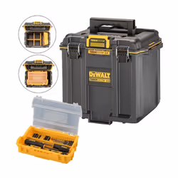 Dewalt Toughsystem 2.0 DWST08061-1 Half Width LED Light + Tote Toolbox + Case