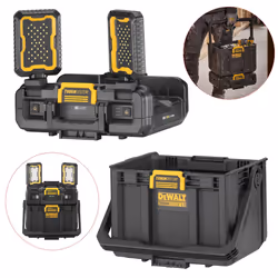 Dewalt Toughsystem 2.0 DWST08061-1 Half Width LED Light + Tote + Charger ToolBox