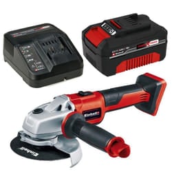 Einhell 18v Cordless Brushless Angle Grinder 115mm Axxio Power X-Change + 4.0ah