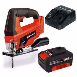 Einhell Power X-Change Cordless Jig Saw TC-JS 18 Li + 4ah Battery + Charger Kit