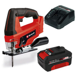 Einhell Power X-Change Cordless Jig Saw TC-JS 18 Li + 4ah Battery + Charger Kit