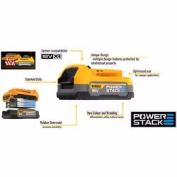 Dewalt DCF850N 18v XR Brushless Compact Impact Driver + 5ah POWERSTACK Battery - Additional view 5