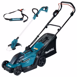 Makita DLM330Z 18v LXT Cordless Lawn Mower 33cm + DUR193Z Grass Trimmer Strimmer