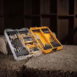 Dewalt DCD100P2T Black 18v XR Brushless Compact Combi Hammer Drill + 100PC Set