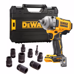 Dewalt 18v XR DCF892NT Brushless 1/2 Torque Wrench DCF892N + Tstak+ 9PC Socket