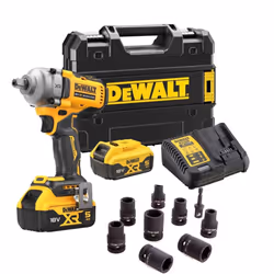 Dewalt 18v XR DCF892P2T Brushless 1/2 High Torque Wrench Detent - 2x 5ah Kit