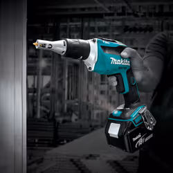 Makita DFS452Z 18v Autofeed Brushless Drywall Screwgun + Senco DS55 Attachment