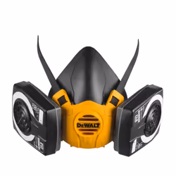 Dewalt P3 Half Mask Respirator Medium Face Dust Mask with Extra P3 Filters