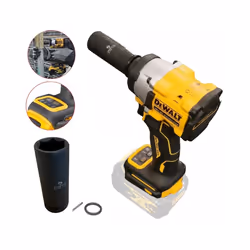 Dewalt 18v XR DCF921N Brushless 1/2" Scaffolders Torque Wrench + 2 X 21mm Socket
