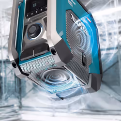 Makita MR007GZ Digital Site Radio DAB + Bluetooth USB Charger 18V + 3AH Battery