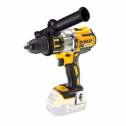 Dewalt 18v XR 3 Speed Brushless Combi Hammer + Side Handle + Toughsystem Case