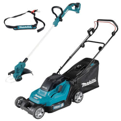 Makita DLM432Z Twin 18v 36v LXT Cordless 43cm Lawn Mower + DUR193 Line Trimmer