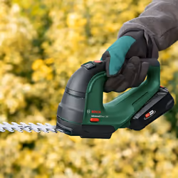 Bosch Advanced Shear 18V-10 Cordless Garden Pruner 18v Hedge Grass 2.0Ah +Gloves