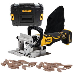 Dewalt DCW682NT 18v XR Brushless Biscuit Jointer Bare TSTAK Case + 1000 Biscuits