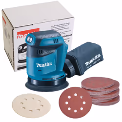 Makita DBO180Z 18v LXT Lithium Ion Random Orbital Sander 125mm Body + 51 Sheets