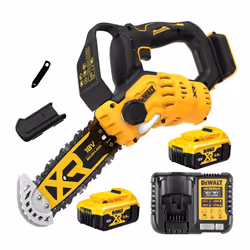 Dewalt DCMPS520P2 18v 20cm Cordless Brushless Pruning Saw 1 Handed Chainsaw