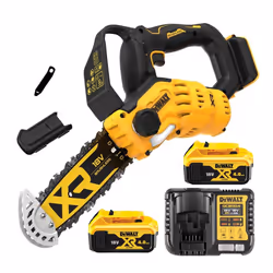 Dewalt DCMPS520M2 18v 20cm Cordless Brushless Pruning Saw 1 Handed Chainsaw