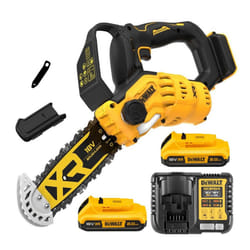 Dewalt DCMPS520D2 18v 20cm Cordless Brushless Pruning Saw 1 Handed Chainsaw