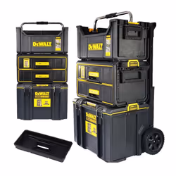 Dewalt Toughsystem 2 DS450 Rolling Tool Trolley + 2 Draw Organiser + DS280 Tote