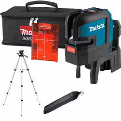 Makita SK106DZ 12v CXT 4 Point Red Self Level Cross Line Laser Level + Tripod