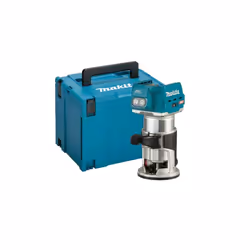 Makita RT001GZ20 40V Cordless Brushless Laminate Router Trimmer + Plunge Base