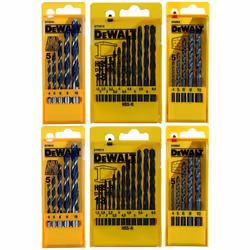 Dewalt DT71582 46 Piece Combination Drill Bits Set Masonry Wood Metal Straight