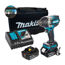 Makita DTW700RTE 18v LXT Brushless Impact Wrench 1/2" Drive 4 Stage 2 x 5ah