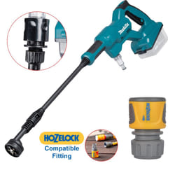 Makita DHW180Z LXT 18V Cordless Pressure Washer 5 In 1 Nozzle + Hozelock Adap