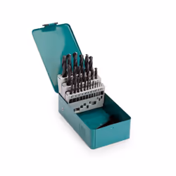 Makita D-54097 25PC Drill Metal HSS-R Drill 1-13mm + D-45858 17PC Masonry Wood